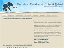 Tablet Screenshot of gecschool.org